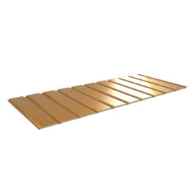 Podbitka z blachy trapezowej TP-7 bez perforacji