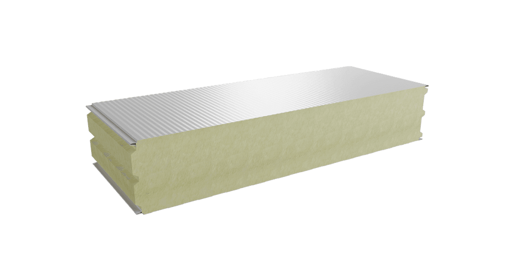 PWS-W-EKO-220 - Płyta warstwowa ścienna - wełna mineralna - widoczne mocowanie