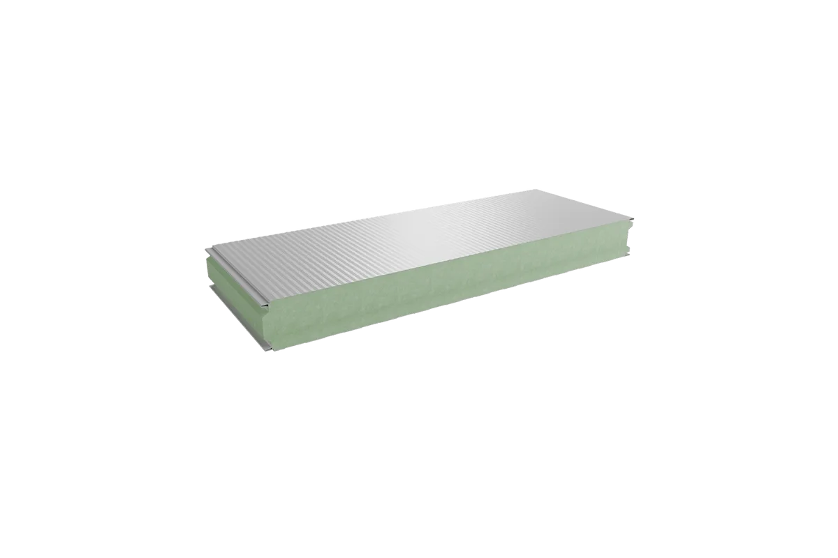 PWS2-MW-ST-120 - Płyta warstwowa ścienna - wełna mineralna - widoczne mocowanie