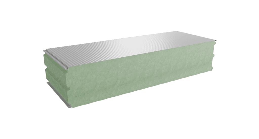 PWS2-MW-ST-240 - Płyta warstwowa ścienna - wełna mineralna - widoczne mocowanie