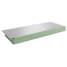 PWS2-MW-PL-100 - Płyta warstwowa ścienna - wełna mineralna - ukryte mocowanie