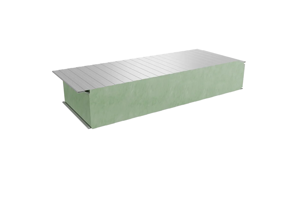 PWS2-MW-PL-200 - Płyta warstwowa ścienna - wełna mineralna - ukryte mocowanie