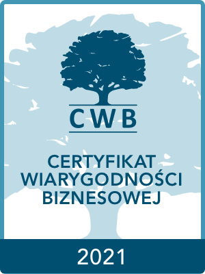 Certyfikat wiarygodności biznesowej