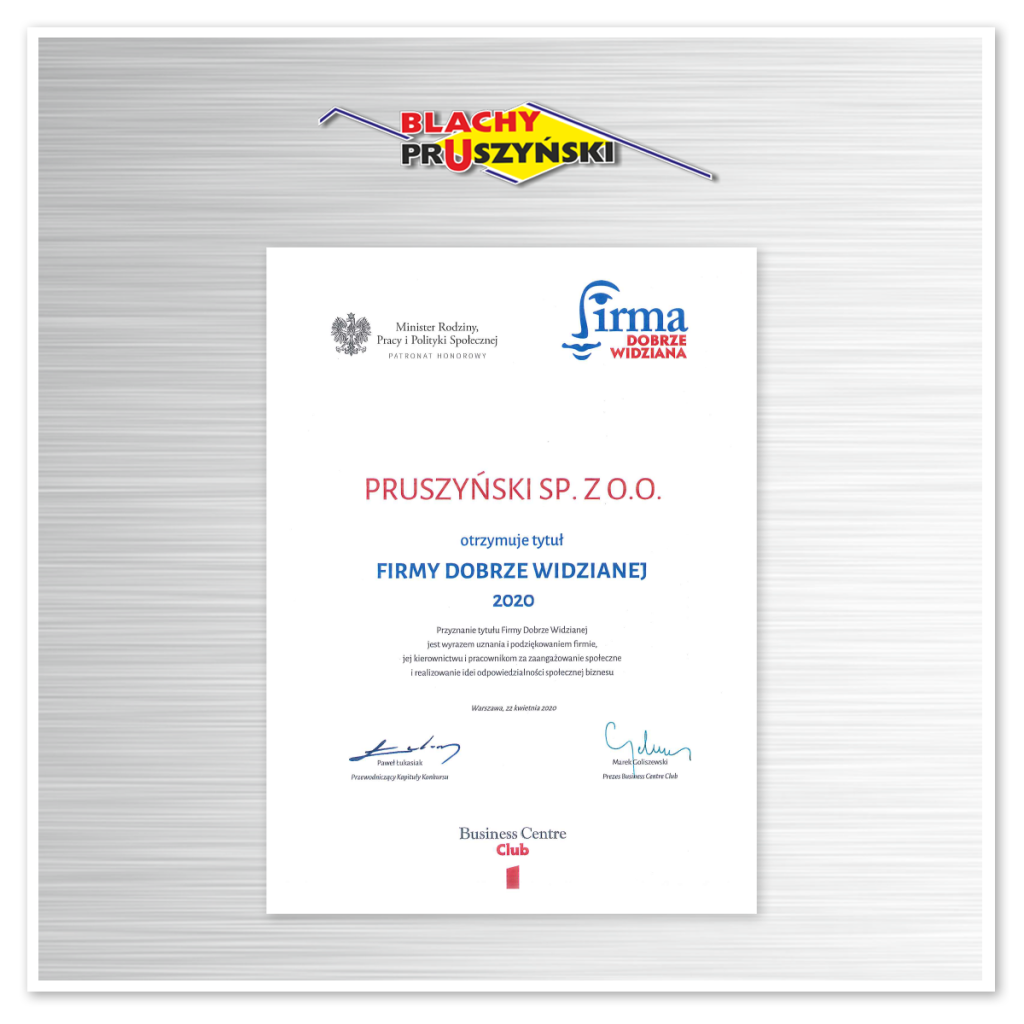 Firma Dobrze Widziana 2020