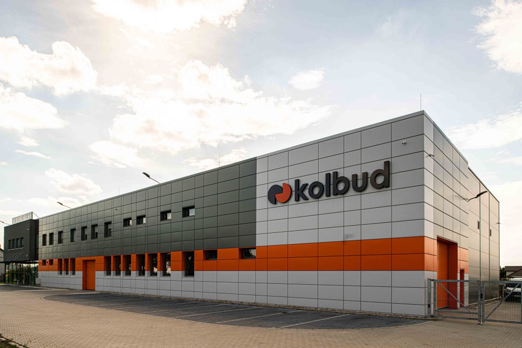 Kolbud budynek hali, kasety scienne kasetony blachy pruszynski