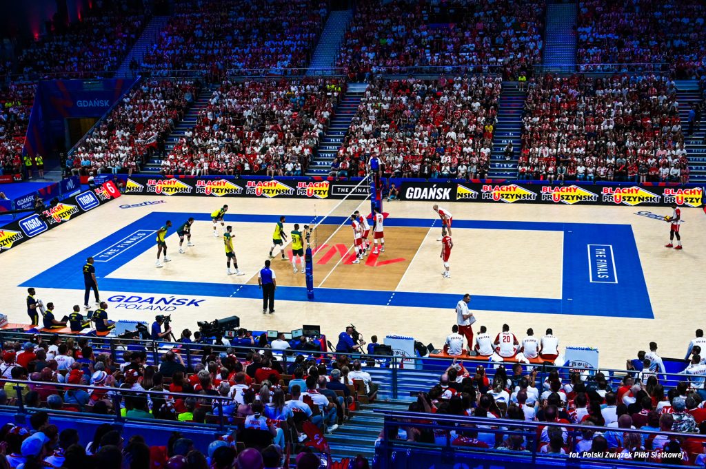 Liga Narodow siatkowka 2023, sponsor Blachy Pruszynski