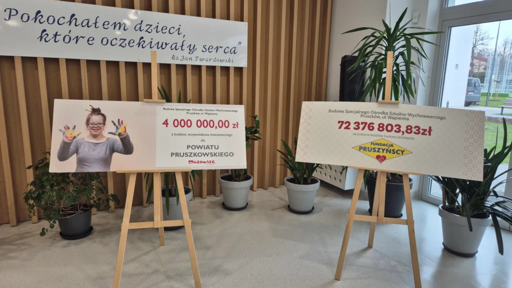 Uroczyste otwarcie nowego budynku Zespołu Szkół Specjalnych im. ks. Jana Twardowskiego w Pruszkowie