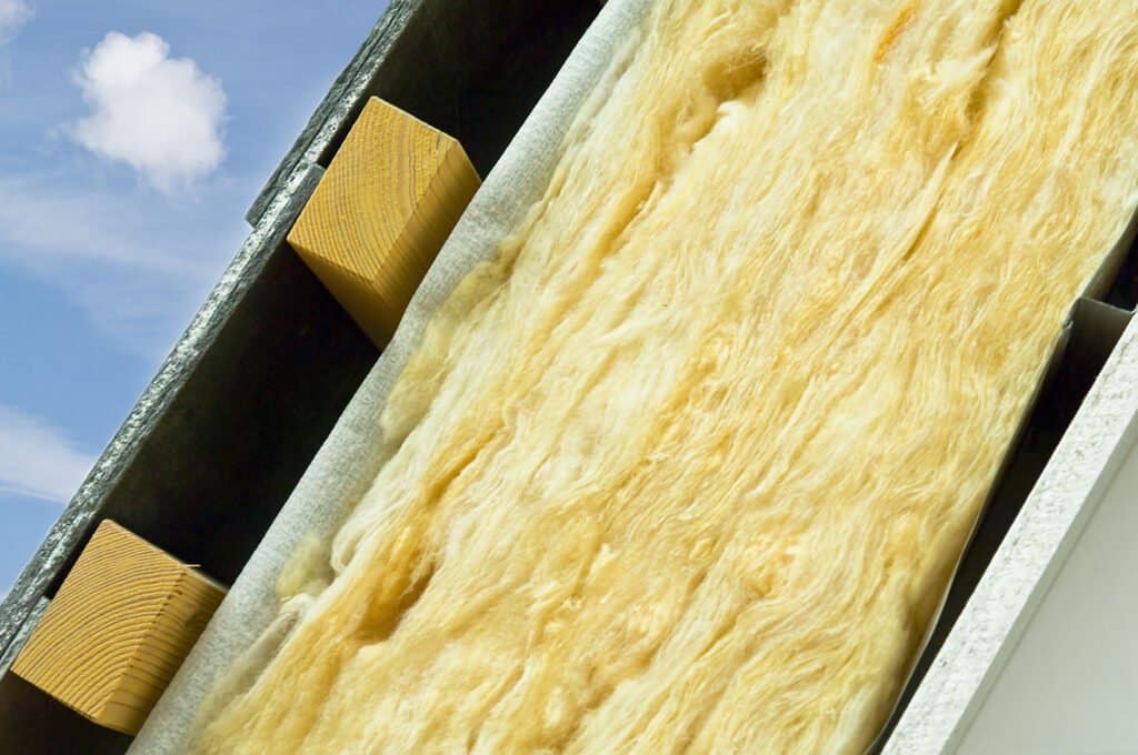 poddasze dach, izolacja za pomoca wełny mineralnej