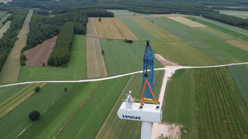 montaz farmy wiatrowe turbiny zelechlinek Grupa Blachy Pruszynski