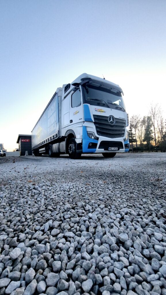 tir transport spedycja mercedes arctos pruszynski