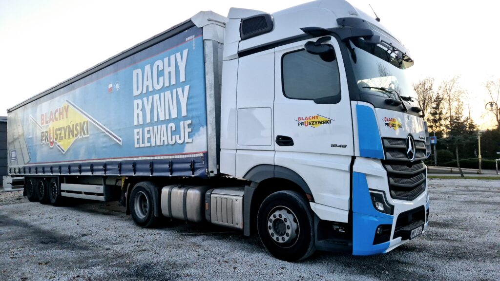 tir transport spedycja mercedes arctos pruszynski
