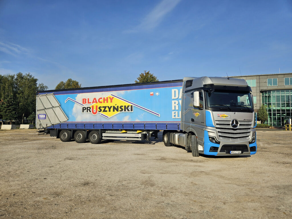 tir transport spedycja mercedes arctos pruszynski