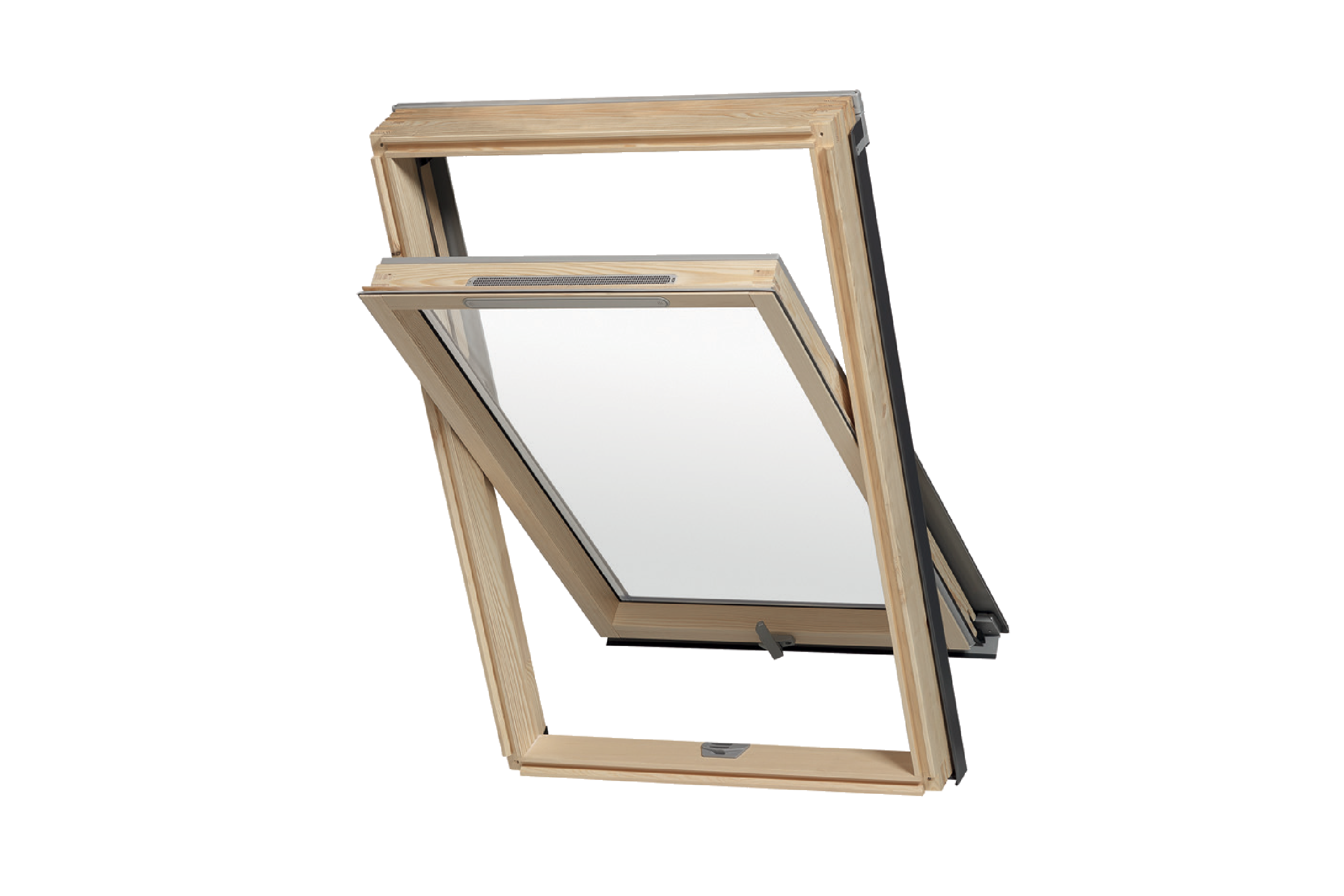 okno dachowe AURA GOLD+ wood - lead photo