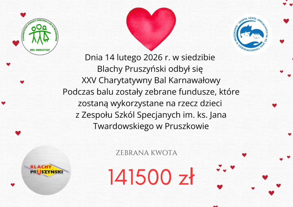 25. Bal Charytatywny na rzecz ZSS Pruszków