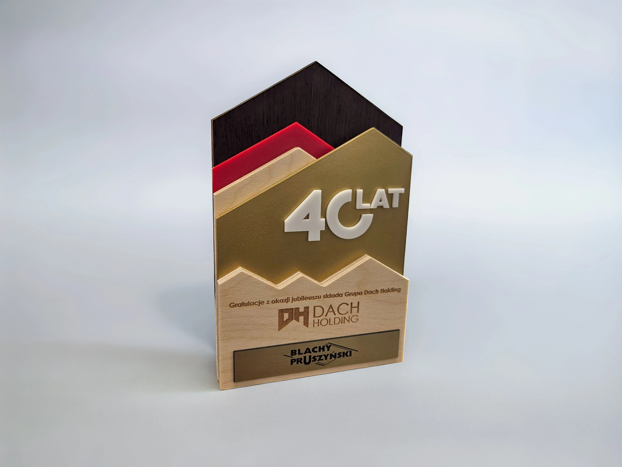 Dach Holding, gratulacje dla Blachy Pruszyński, 40 lat działaności