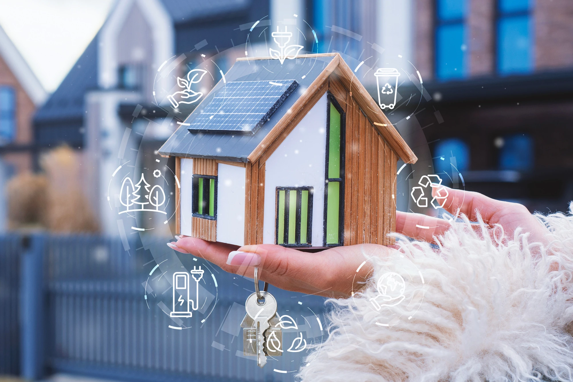 Infografika, ekologia na dachu