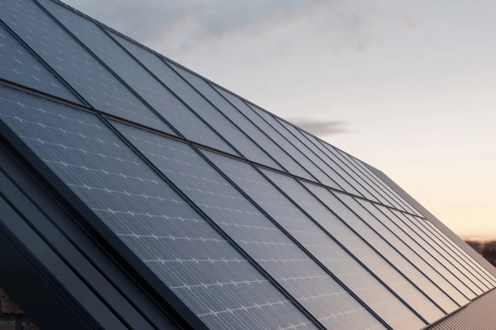Panele PV na dachu